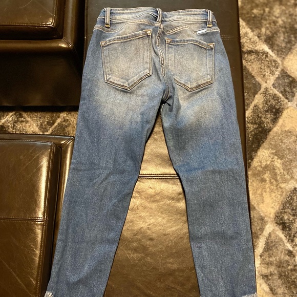 KanCan Fringe Bottom Jeans - Picture 4 of 7